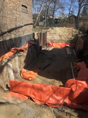 caisson wall