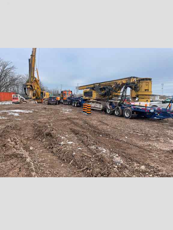 Equipment mobilized